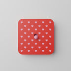 Switches Pattern Hearts Single